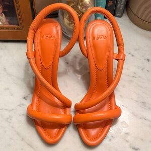 Alexandre Birman Bold Orange heels